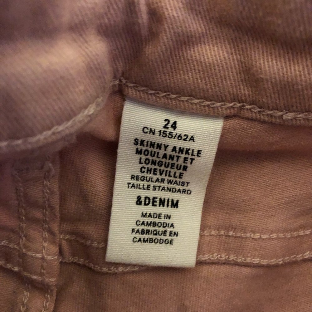 SIZE- 24 H&M Salmon Jeans